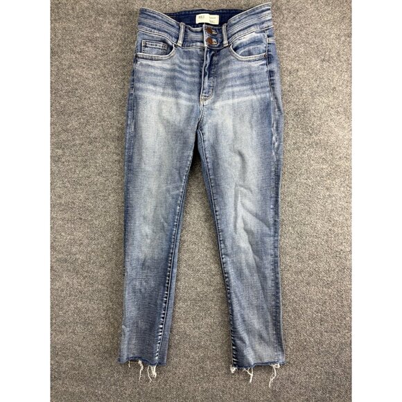 BKE Parker Jeans Women's 27x32 Blue Denim Universal Fit High Rise Classic Skinny - Picture 1 of 8